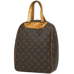 Louis Vuitton Excursion Shoe Case Handbag Monogram Brown